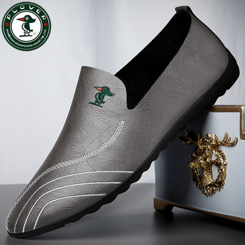 PLOVER Férfi Elegáns Bőr Cipő — Légáteresztő, Csúszásmentes, Magas felső rész, Gumitalp, Másodlagos réteg marhabőrből