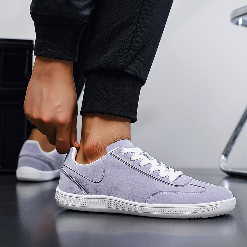 Unisex kasdieniai batai, kvėpuojantys, PU viršus, anti-slip gumos padas, žemas profilis, raišteliai