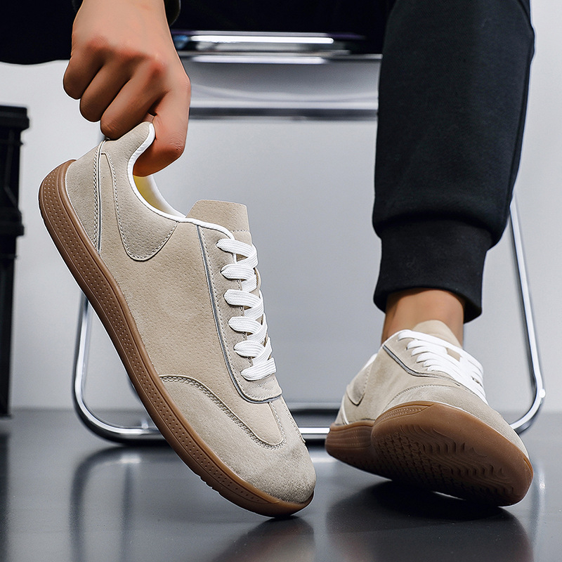 Unisex kasdieniai batai, kvėpuojantys, PU viršus, anti-slip gumos padas, žemas profilis, raišteliai