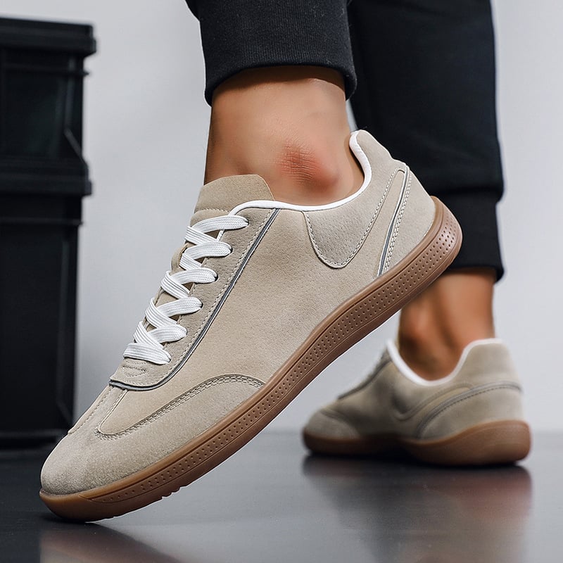 Unisex kasdieniai batai, kvėpuojantys, PU viršus, anti-slip gumos padas, žemas profilis, raišteliai