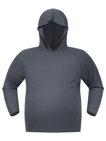 Ανδρική μακρυμάνικη αθλητική μπλούζα με κουκούλα (Πολυεστέρας; Μακρυμάνικη; Κουκούλα; Γρήγορο στέγνωμα; Διαπνοή)