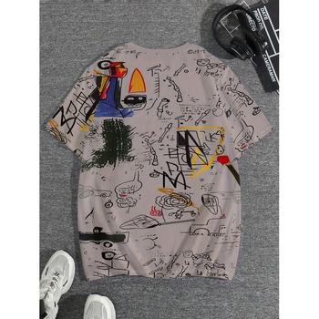 T‑shirt 100% πολυεστέρας, εκτύπωση, στενή εφαρμογή, στρογγυλός λαιμός, κοντομάνικο