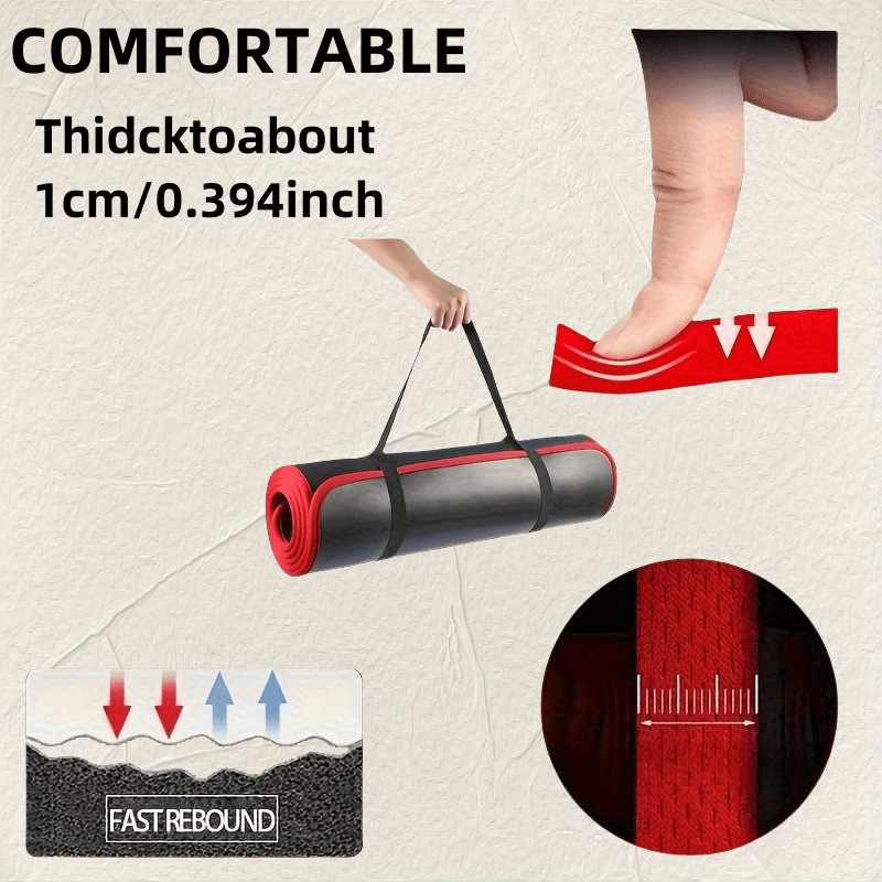 TPE jogas paklājs, vienkrāsains, 2025 ziemas izlaišana, starptautiskā eksporta ekskluzīvā piegāde