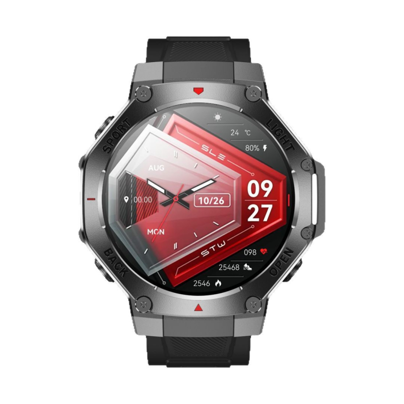 TR3MAX ceas inteligent: monitorizarea ritmului cardiac, oxigenul din sânge, măsurarea tensiunii arteriale, monitorizarea somnului, apeluri Bluetooth