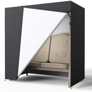 Κάλυμμα εξωτερικής καρέκλας σε σχήμα κουνιστής – προστασία από σκόνη και ήλιο, ύφασμα Oxford 420D, κάλυμμα για διπλό κουνιστό/ρατάν καρέκλα, προσαρμοσμένη επεξεργασία