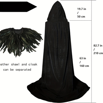 Unisex baršunasti ogrtač s kapuljačom, Bodhi materijal, dugačak (DIY dodaci, Bodhi materijal, Drugo obrađivanje, Proljeće 2025)