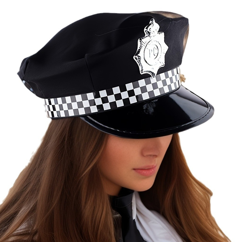 Šaha raksta astoņstūraina cepure — plastmasas rekvizīta cepure skatuvei un cosplay (pusmanuāla apstrāde)