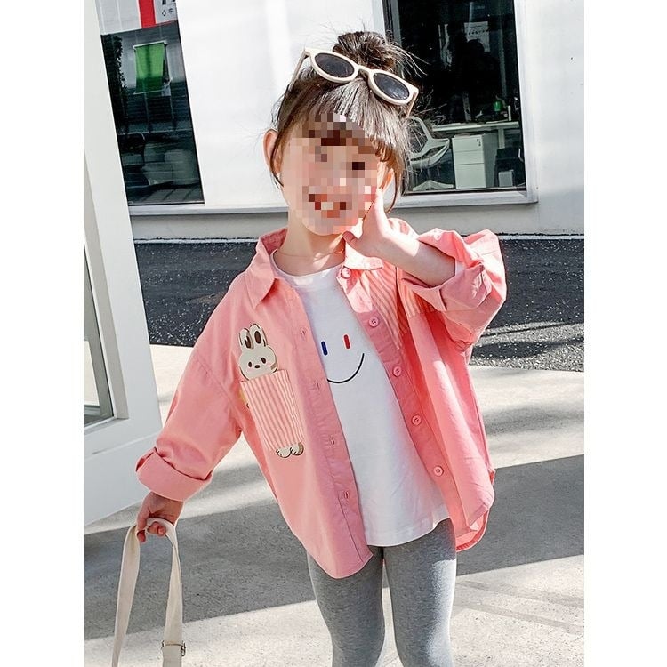 Cămașă pentru fetițe, mâneci lungi, guler tip costum, material din păr de iepure 81–90%, vârsta 0–1 ani, casual