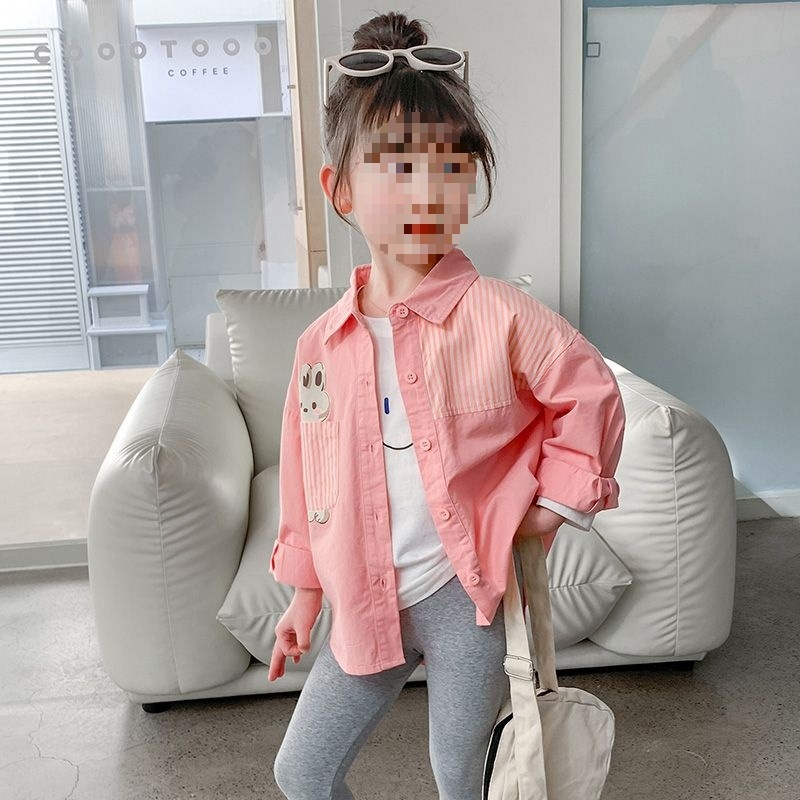 Cămașă pentru fetițe, mâneci lungi, guler tip costum, material din păr de iepure 81–90%, vârsta 0–1 ani, casual