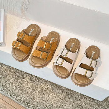 Mergaitei Velcro sandalės - kvėpuojanti dirbtinės odos viršutinė dalis, gumos padas, princesės stilus