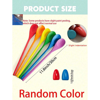 Τέσσερα τεμάχια ξύλινο σετ αγώνα με κουτάλια για αυγά – διαγωνισμός ισορροπίας αυγού, μοντέλο sh51425424