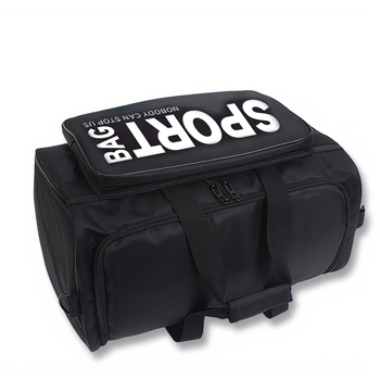 Geantă sport de atârlare pentru călătorii și antrenament — PVC, impermeabilă și extensibilă, căptușeală din poliester, pentru sporturi cu mingea