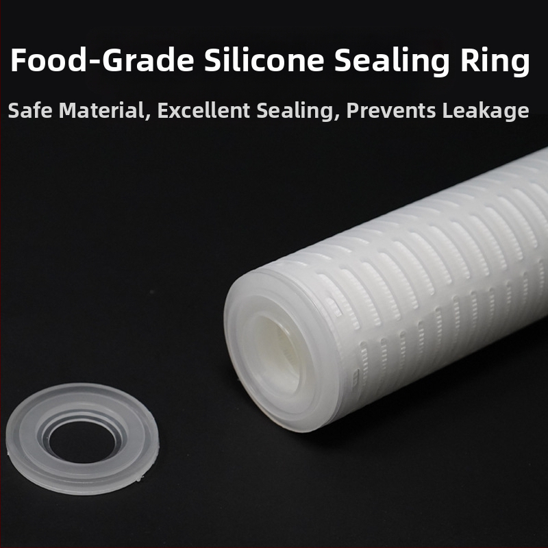 Vízszűrő elem - hajlított kialakítás; polipropilén; nagy áramlású mikroporózus szűrő; Márka TS; Modell: Folding filter element