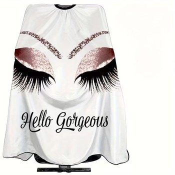 Frizerski ogrtač za kosu — vodootporan, antistatičan, površina koja ne lijepi kosu, 185 g neto težine, Adult Wrap, za salone