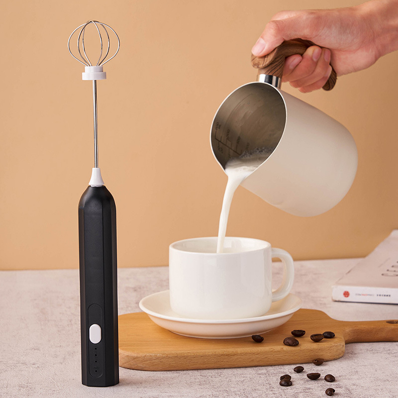 Električni pjenjač za mlijeko i miksanje jaja, bežični ručni, 3 brzine, 36V, maksimalno 150W