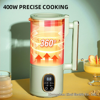 Μηχανή παρασκευής γάλακτος σόγιας – πλήρως αυτόματη, χωρίς βράσιμο, χωρίς φίλτρο; γυάλινο περίβλημα, 500 W, 220 V, 500–1000 ml, αυτόματο καθάρισμα, διατήρηση θερμοκρασίας, οθόνη αφής