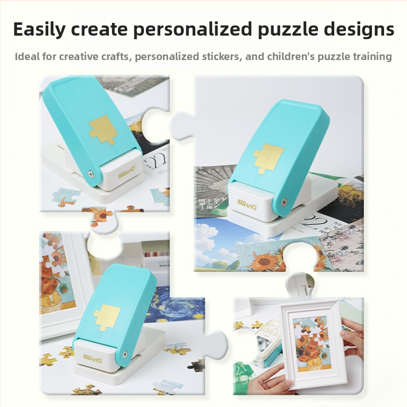 DIY puzļu iekārta ar reljefēšanu un embossing funkciju – 1 caurums, manuāla urbšana, modelis Dhq-puzzle, zīmols Kw-trio/Kedeyou, neto svars 330 g