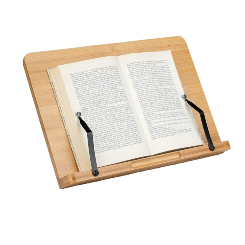Hongye drvena polica za čitanje – stolni držač knjiga, podesiv