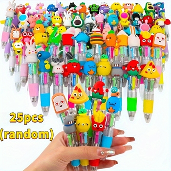 Στυλό τεσσάρων χρωμάτων με μοτίφ φρούτων, σνακ και λαχανικών — Μάρκα: Other; Αριθμός είδους: jd601100965599923; IP άδεια: Όχι; Δώρο: Όχι