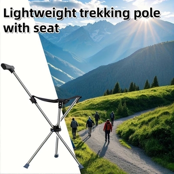 Oglekļa šķiedras saliekamās pārgājienu nūjas