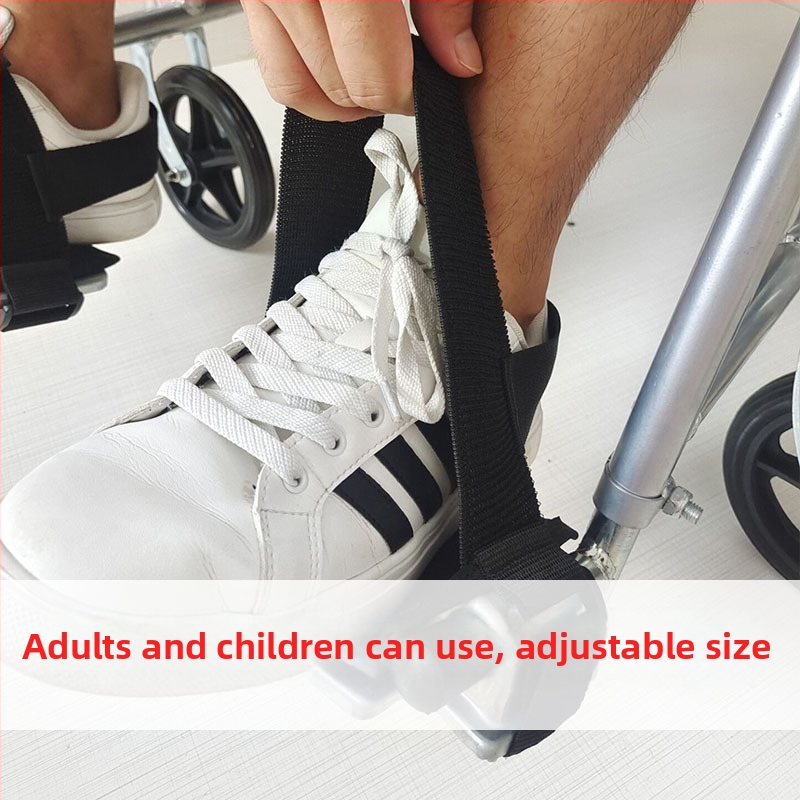 Home Care bezpečnostný pás na vozík, upínací pás na nohu, model 049, Oxford látka