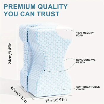 Μαξιλάρι ποδιού από μνήμη αφρού για ύπνο, μαξιλάρι γόνατος, σχήμα οστού, γενικό μοντέλο 65565
