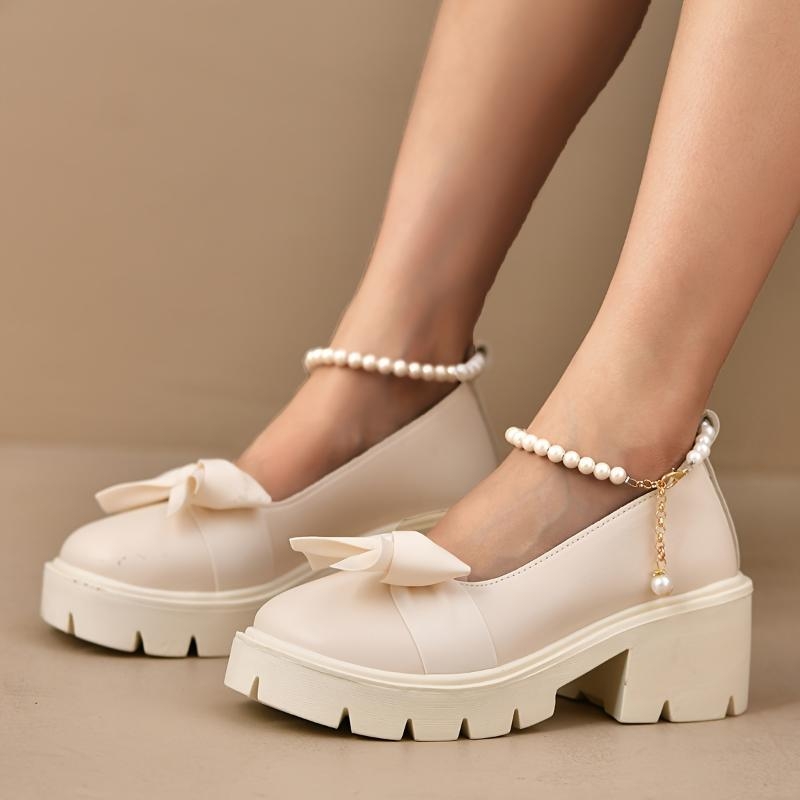 Mary Jane sandalai su vienu dirželiu – viršus iš top grain odos, žemas klinis