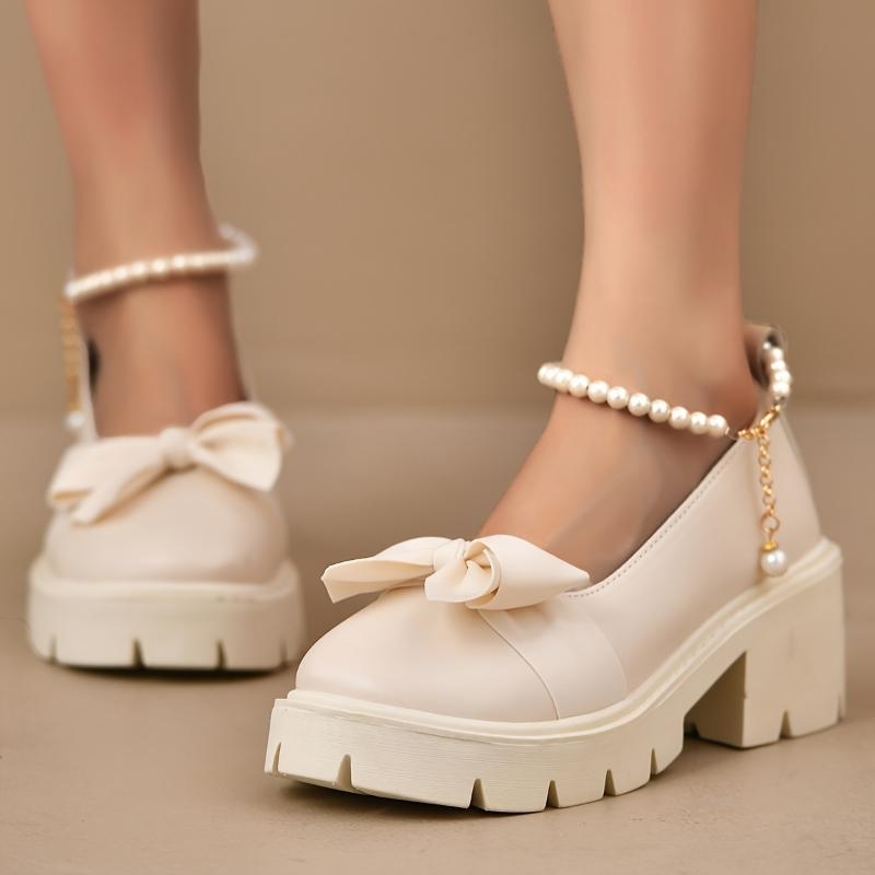 Mary Jane sandalai su vienu dirželiu – viršus iš top grain odos, žemas klinis