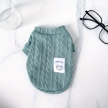 Σκύλος χειμερινός πλεκτός πουλόβερ με πλέξιμο καλωδίων – Coral Fleece, Ρούχα κατοικίδιων, Γυναικείο, Αριθμός προϊόντος jd601099617210785