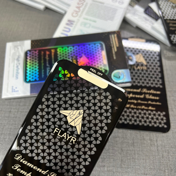 Diamond-Cut закалено стъкло за предпазител на дисплея за iPhone 14 Pro Max – пълен екран с извити ръбове, антиотпечатък, антистатично, HD яснота