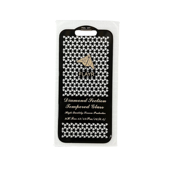 Diamond-Cut закалено стъкло за предпазител на дисплея за iPhone 14 Pro Max – пълен екран с извити ръбове, антиотпечатък, антистатично, HD яснота