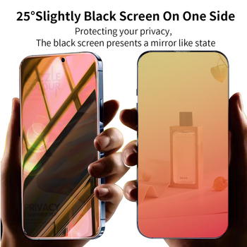 Zhixuanda Предна защитна за екран от закалено стъкло за iPhone 14 Pro, HD защита на поверителността, фронтален филм