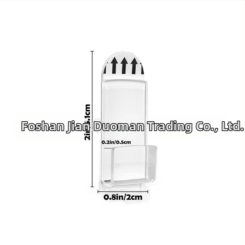 Акрилен стенен държач за албуми — Jane Man, еднопластова конструкция, L-образен дизайн, лазерно рязане, акрилен корпус