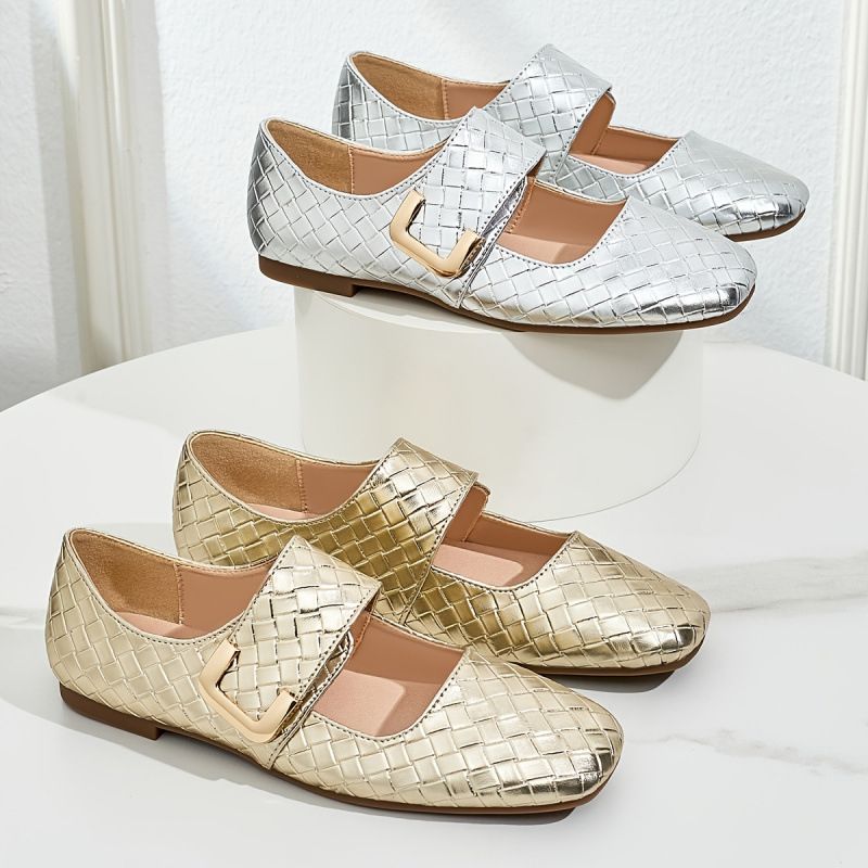 Γυναικείες δερμάτινες μπαλαρίνες με δάχτυλο σε σχήμα ψαριού, μοτίβο κρανίου, επάνω μέρος από δέρμα μαλακό, χωρίς επένδυση, με μεσαίο άνοιγμα