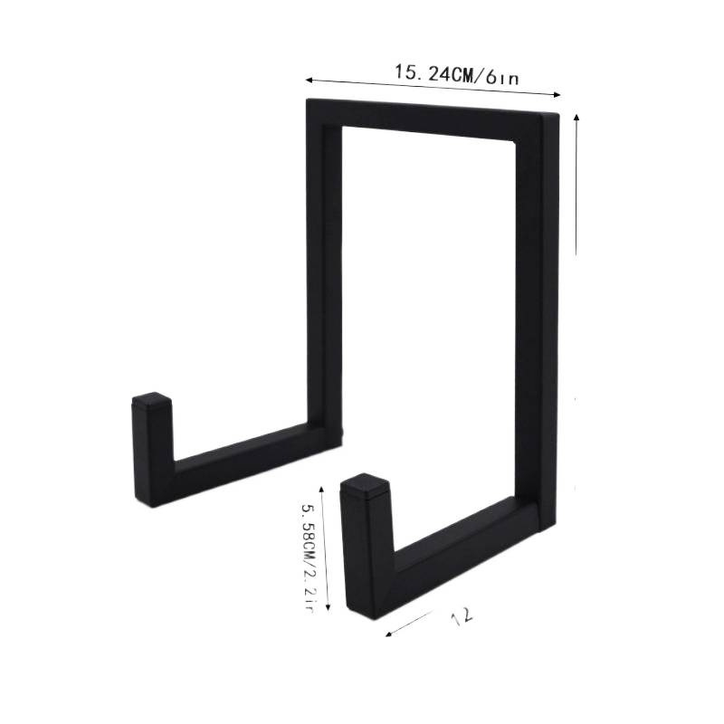 LP vinil lemez kijelző keret - 6‑rétegű asztali polc, papír anyag, pasztorális stílus, telepítés nélkül