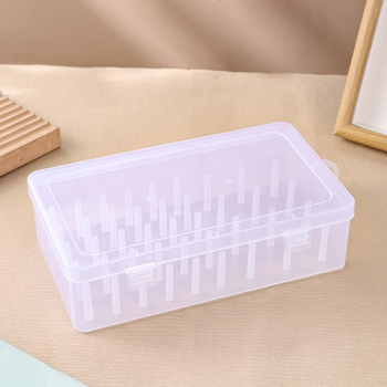 Šūšanas un adīšanas komplekts ar galda uzglabāšanas kastīti ar vāku un nodalījumiem, PP materiāls, modelis Maza stieples kaste, zīmols Yijian