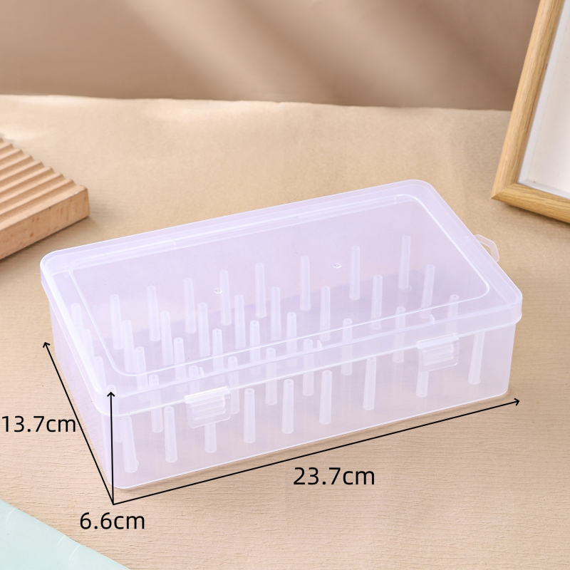 Šūšanas un adīšanas komplekts ar galda uzglabāšanas kastīti ar vāku un nodalījumiem, PP materiāls, modelis Maza stieples kaste, zīmols Yijian