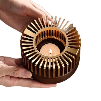 Θερμαντική βάση τσαγιού - Κράμα ψευδαργύρου, Νέος κινεζικός στυλ, Προέλευση: Τσάοζου, Εκτύπωση λογότυπου