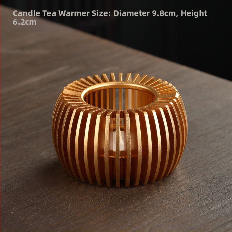 Θερμαντική βάση τσαγιού - Κράμα ψευδαργύρου, Νέος κινεζικός στυλ, Προέλευση: Τσάοζου, Εκτύπωση λογότυπου