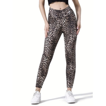 Σετ ζεστά παντελόνια με λεοπάρ σχέδιο και φαρδύ ζωνάρι — ακρυλικό, ultra-thick ύφασμα 501-600 g/m² (Mitsubishi Mipolam)