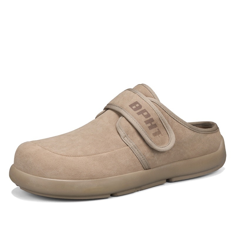 Férfi velúr Velcro Birkenstock-stílusú kényelmi cipő, nyár 2025 (PVC talp)