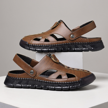 Muške sandale – Slip-On, prozračne i vodootporne, gornji dio od umjetne PU, đon od plastike