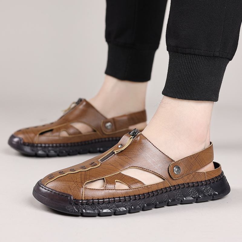 Muške sandale – Slip-On, prozračne i vodootporne, gornji dio od umjetne PU, đon od plastike