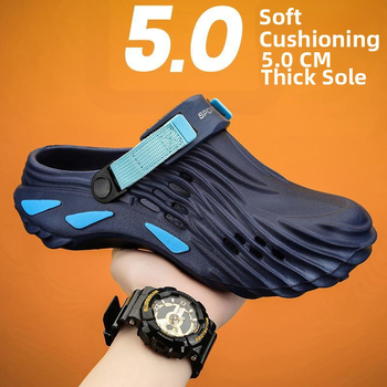 Unisex šlepetės, sintetinė oda, neslystantis mišinio padas, injekciškai suformuotas padas, laisvalaikio stilius