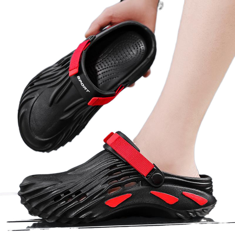 Unisex šlepetės, sintetinė oda, neslystantis mišinio padas, injekciškai suformuotas padas, laisvalaikio stilius