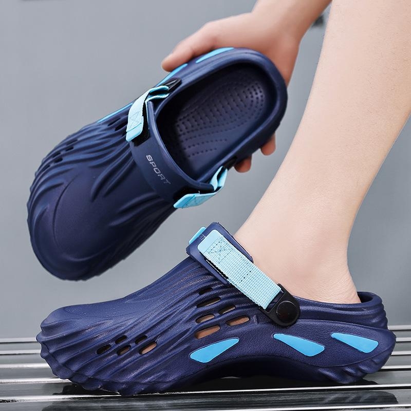 Unisex šlepetės, sintetinė oda, neslystantis mišinio padas, injekciškai suformuotas padas, laisvalaikio stilius