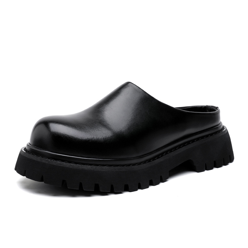 Vīriešu Derby kurpes ar apaļu purnu, bieza zole, sintētiska PU āda, ikdienas stils, modelis 3205