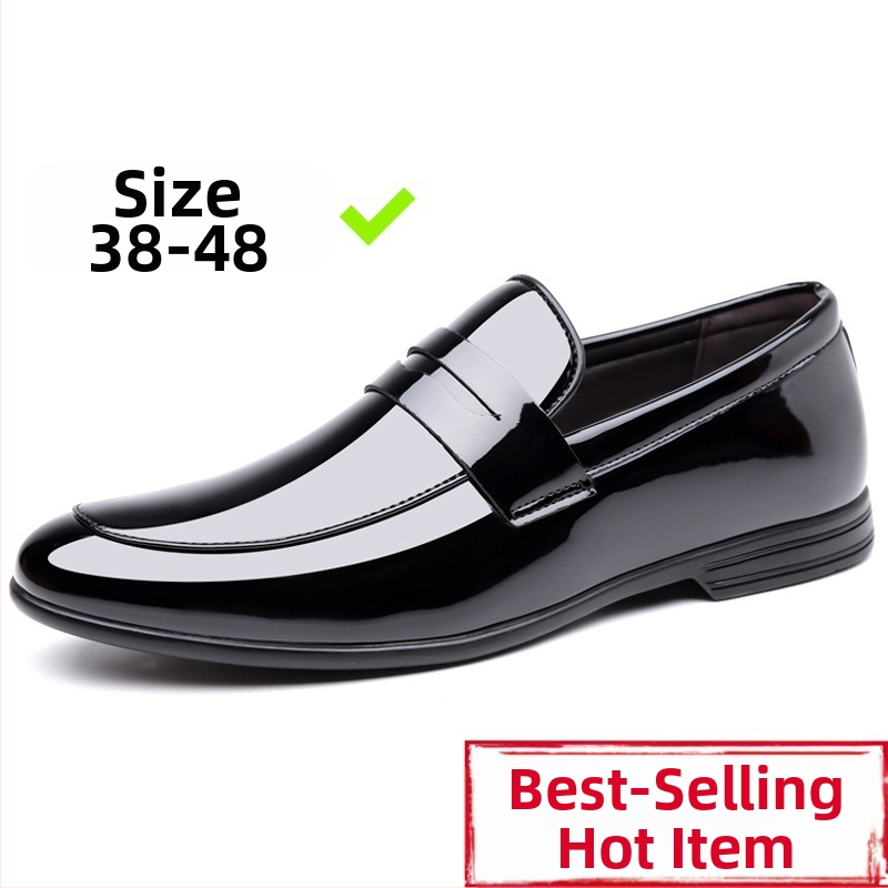 Pánske kožené slip-on topánky, teľacia koža, nízky profil, špičatý nos, gumová podrážka