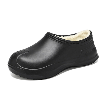 Ανδρικές χειμερινές παντόφλες EVA – ελαφριές, αντιολισθητικές, ζεστές; επάνω μέρος και σόλα EVA, παχιά σόλα, slip-on