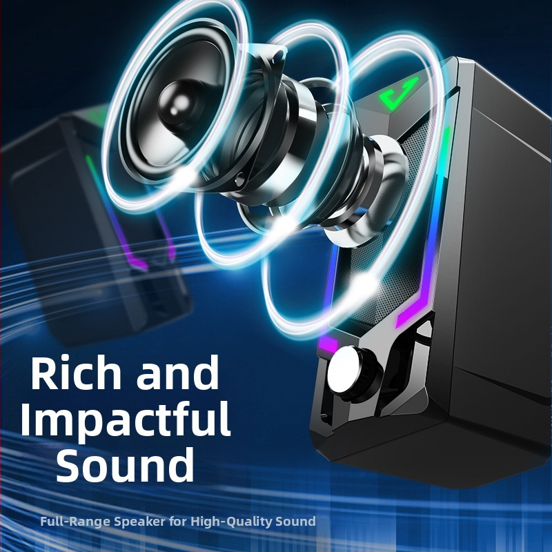 SADA V-150 компютърни тонколони, двойни говорители, 3,5 мм вход, Bluetooth 5.0, 30 Hz–15 kHz, SNR ≥ 60 dB